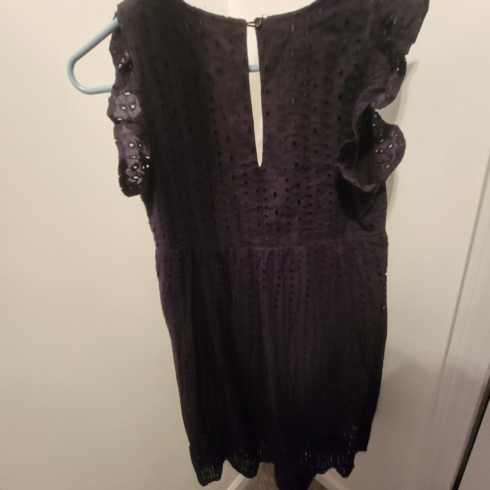 Pink Lily Baby Doll Dress in Black